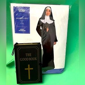 Adult Holy Sister Nun Costume One Size